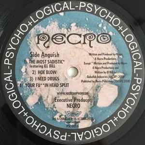 Image of Label Cover of 2xLP - VG/VG - NECRO, I Need Drugs (Psycho+Logical-Records; PSL 0005, US 2000, Picture Sleeve), , - 1726373E