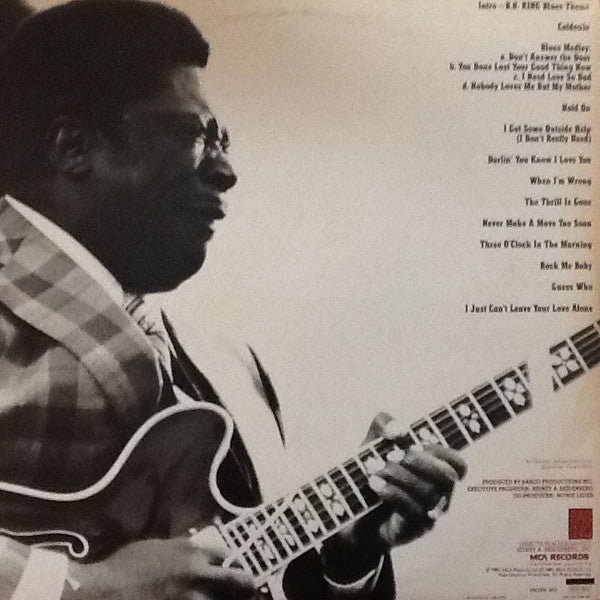 Image of Back Cover of 2xLP - VG/VG+ - B.B. KING, Now Appearing at Ole Miss (MCA; MCDW452, UK 1980, Gatefold), Edge and Ring Wear, - 4246224S