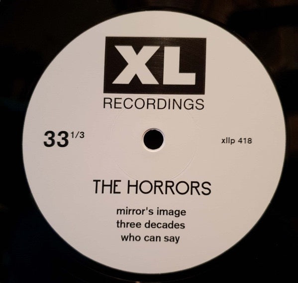 Image of Label Cover of 2xLP - EX/VG+ - HORRORS, Primary Colours (XL; XLLP418, Europe 2009, 2 Inners, Poster, 180g), Still In Opened Shrinkwrap With Hype Sticker, - 4016047C