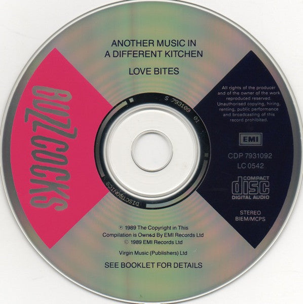 Image of Label Cover of 3xCD - VG+/VG+ - BUZZCOCKS, Product (EMI; CD PRDT 1, UK 1989, Box Set, Booklet), No hype sticker. "Many Parts" inlay is creased, small promo sticker on rear., - 2516186C