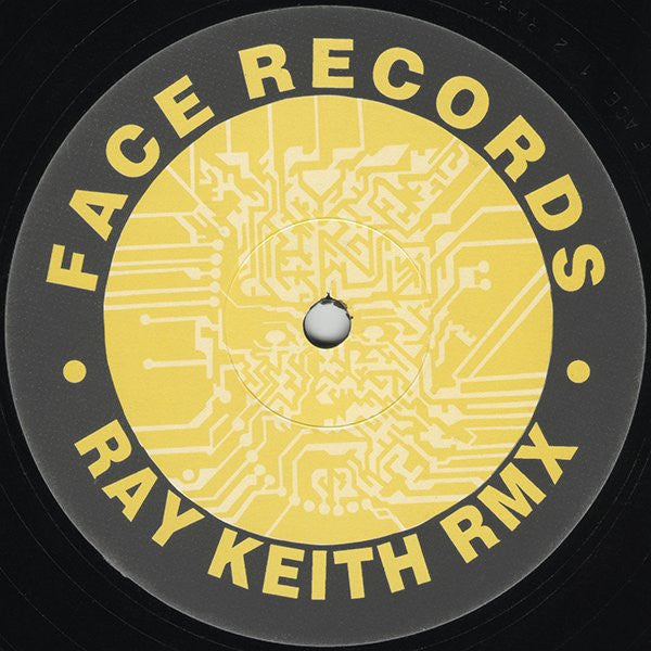Image of Back Cover of 12" - VG/G - DJ MAYHEM, Inesse (Ray Keith Remix) / Let Me Tell You (Remix) (Face Records ; FACE 102R, UK 1994, Plain Sleeve), Plain sleeve addressed to 'Nick' and signed by Ray Keith in marker pen. Lots of marks on record but plays better than it looks. Small marker pen on label, - 2016340C