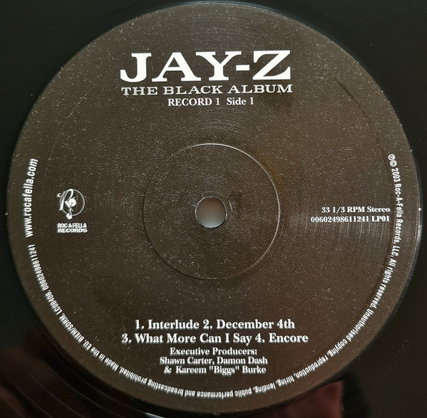 Image of Label Cover of 2xLP - NEW/NEW - JAY-Z, The Black Album (Rocafella; B152801, US 2024 Reissue, Gatefold, Insert), , - 1516085C