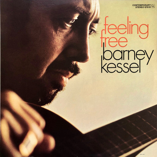 Image of Front Cover of LP - VG/VG - BARNEY KESSEL, Feeling Free (Contemporary; S7618, US 1969, Stereo), , - 1526295E
