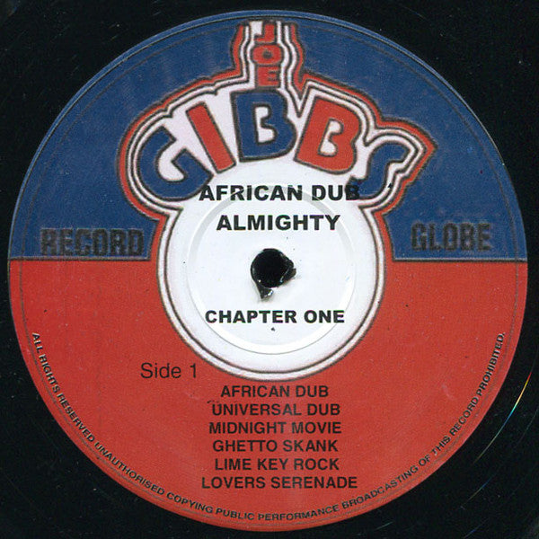 Image of Label Cover of LP - NEW/NEW - JOE GIBBS & THE PROFESSIONALS , African Dub All-Mighty (Studio 16; JGMLP012, UK 2013 Reissue), , - 3416448C
