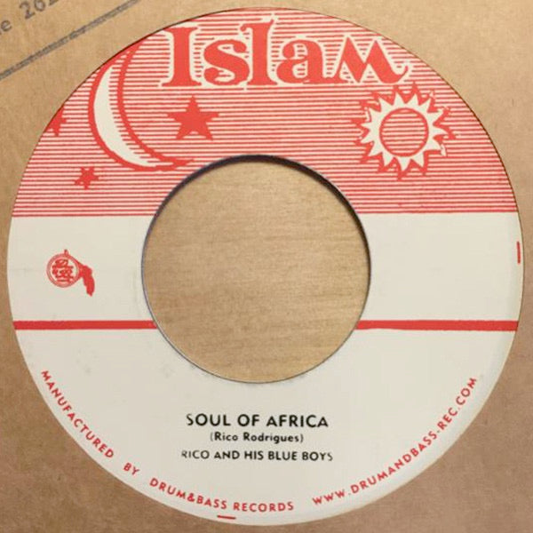 Image of Front Cover of 7" - /VG+ - RICO RODRIGUEZ / PRINCE BUSTER'S AL STARS, Soul Of Africa / Congo Revolution (Islam; , Japan 2006 Reissue, Plain Sleeve, Limited Edition), Light signs of use., - 3416406C