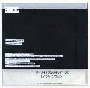 Image of Back Cover of 7" - VG+/EX - ELECTRELANE, Film Music (Indenial; Indenial1, UK 2000, Picture Sleeve, Numbered, Limited Edition), Limited Edition No 0851, - 2526292E