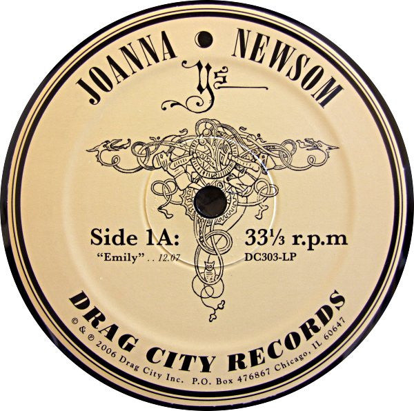 Image of Label Cover of 2xLP - VG+/VG - JOANNA NEWSOM, Ys (Drag City; DC303, US 2006, Gatefold, Glued in Stapled Booklet), Light hairlines. , - 3826237E