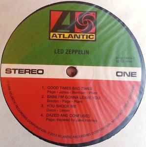 Image of Label Cover of LP - NEW/NEW - LED ZEPPELIN, Led Zeppelin (Warner Bros; 8122-79664-1, UK 2020 Reissue, 180 Gram Vinyl), , Led Zeppelin's classic 1969 debut album pumped up blues classics like Otis Rush's 'I Can't Quit You Baby' and Howlin' Wolf's 'How Many More Times' and introduced the world to their manic and exaggerated blues-rock. Original album on 180 g vinyl, newly remastered in a single sleeve replicating the original album. - 3015086C