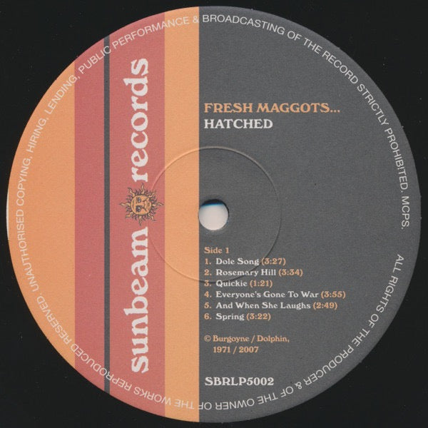 Image of Label Cover of 2xLP - VG/G - FRESH MAGGOTS, Fresh Maggots (Sunbeam; SBR2LP5002, UK 2007 Reissue, Gatefold), Lots of light marks and hairlines, Sleeve has pinches at spine, - 0416090C