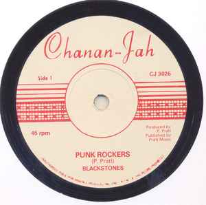 Image of Label Cover of 0516422C: 12" - THE BLACKSTONES, Punk Rockers / Open The Gates (Chanan-Jah; CJ 3026, UK 1980s, Picture Sleeve) VG/VG