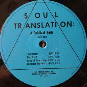 Image of Label Cover of 4545310S: LP - DONALD ALEXANDER STRACHAN AND THE FREEDOM ENSEMBLE, Soul Translation (Universal Sound; USLP53, UK 2013 Reissue, 180 Gram Vinyl) VG+/VG+