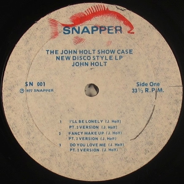 Image of Label Cover of LP - VG/G+ - JOHN HOLT, The John Holt Showcase (Snapper; SPF 002 / SN 001, Jamaica 1977), Conservative grading. WOL. SWOC., - 2216412C
