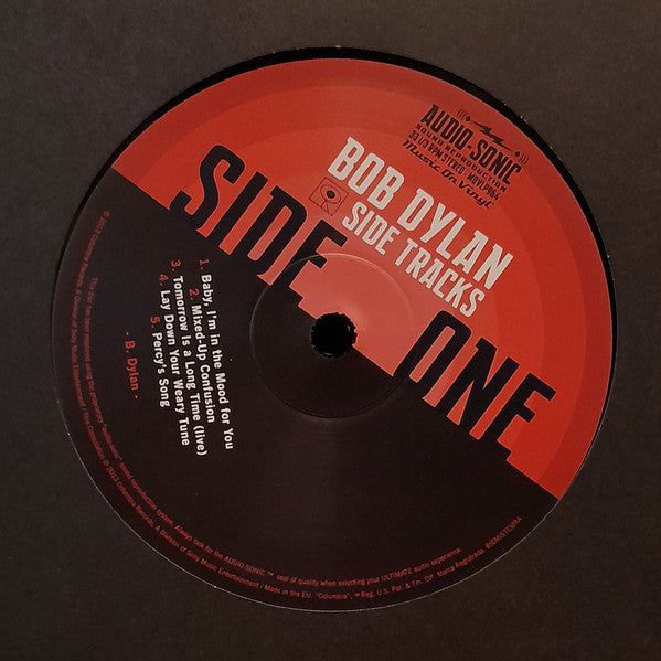 Image of Label Cover of 3xLP - VG/VG+ - BOB DYLAN, Side Tracks (Music On Vinyl; MOVLP964, Europe 2013, Triple Gatefold, Black Inners, 180 Gram Audiophile Pressing), Light edge and ring wear. Discs are pristine, look unplayed., - 3646402S
