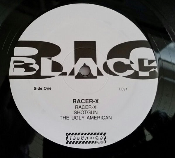 Image of Label Cover of 5234130E: 12" EP - BIG BLACK, Racer-X (Touch & Go; TG91, US 2013 Reissue, Insert, 45 RPM, Remastered) NEW/NEW