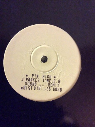 Image of Front Cover of 12" - /G - JAY PARKES & TONE-E-G, Soundboy (Remix) (Pin High; , UK 1995, Stamped White Label, Plain Sleeve), Lots of marks but plays through with some crackle in the intros., - 0816298C