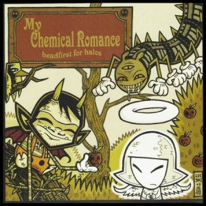 Image of Front Cover of 1724170E: 7" - MY CHEMICAL ROMANCE, Headfirst For Halos (20/20 Recordings; TWENTY7S004, UK 2004, Picture Sleeve) Vinyl has surface level marks/hairlines only - plays clean!  VG+/VG+