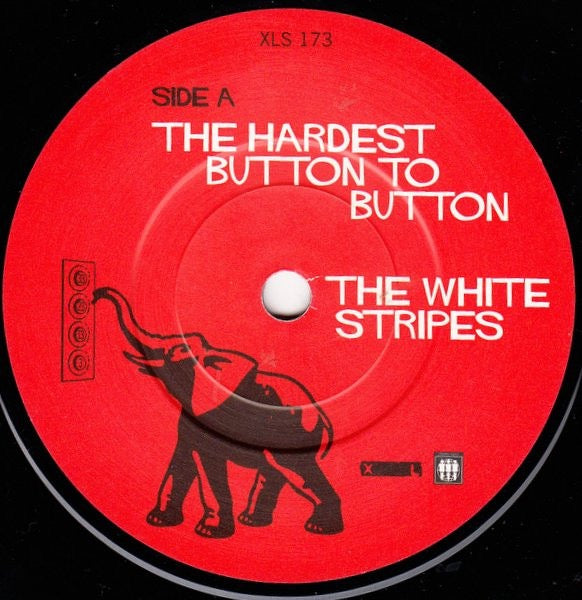 Image of Label Cover of 7" - VG+/VG - THE WHITE STRIPES, The Hardest Button To Button / St. Ides Of March (XL; XLS173, UK 2003, Picture Sleeve), , - 4216025C