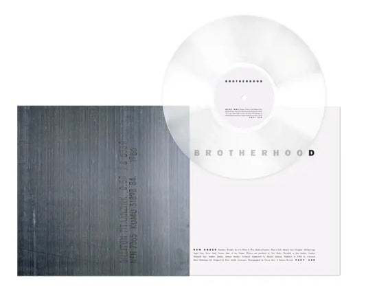 NEW ORDER, Brotherhood (Warner Strategic Marketing UK; , UK 2026 Reissue, Crystal Clear Vinyl) LP NEW/NEW - PRE-ORDER