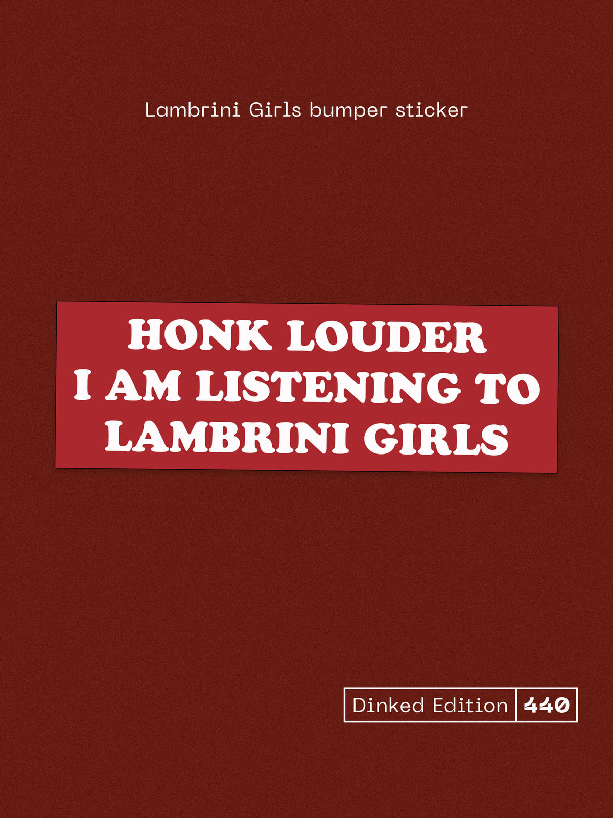 LAMBRINI GIRLS, No Refunds - Dinked Edition (City Slang; Slang50617DK, Europe 2026, Gatefold, Double Sided Calendar & Poster, Bumper Sticker, Dinked No.440, "Don't Dink Shame| Magenta Vinyl, LP NEW/NEW - PRE-ORDER