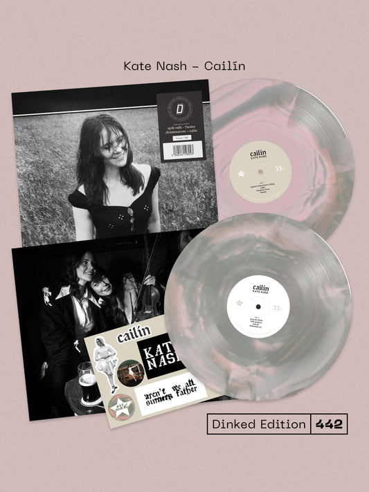 KATE NASH, Cailín - Dinked Edition (Kill Rock Stars; LPKRS850DK, UK 2027, Gatefold, Printed Inner, 11"x17" Signed Print, Sticker Set, Dinked No.442, "Rowan" Pink & Grey Vinyl, Limited Number LP NEW/NEW - PRE-ORDER