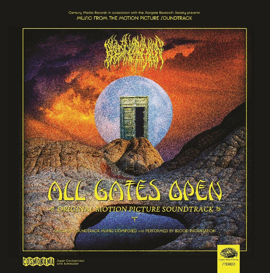 BLOOD INCANTATION, All Gates Open (Original Motion Picture Soundtrack) (Sony; 19958439211, Europe 2026, Transparent Orange + Blu-ray DVD) 2xLP NEW/NEW - PRE-ORDER