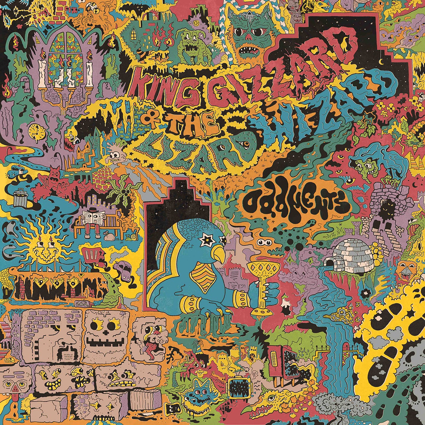 KING GIZZARD & THE LIZARD WIZARD, Oddments (Injection Molded Pet Ecosonic LP) (P(Doom) Records; PDOOM9905, UK 2026 Reissue, Gatefold, Printed Inner, 180g 12" Injection-Molded Translucent Gre LP NEW/NEW - PRE-ORDER