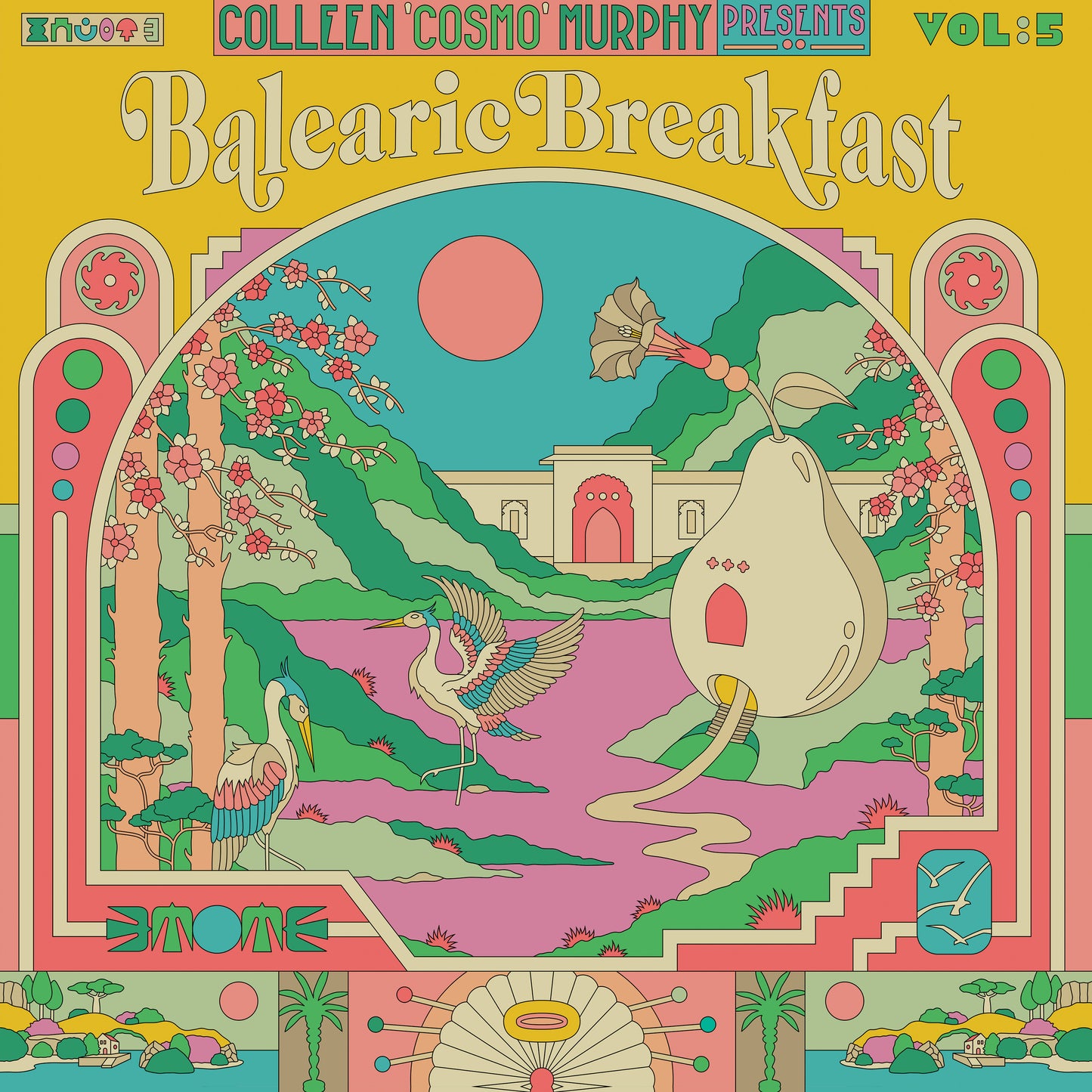 VAIROUS ARTISTS, Colleen ‘Cosmo’ Murphy presents ‘Balearic Breakfast’ - Volume 5 (Heavenly; HVNLP243, UK 2026) LP NEW/NEW - PRE-ORDER