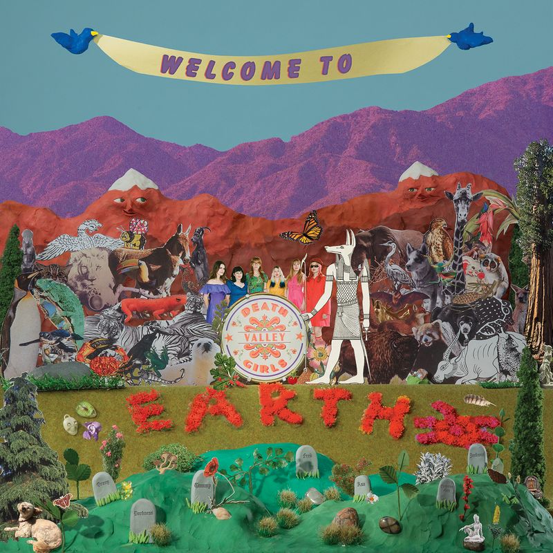 DEATH VALLEY GIRLS, Welcome to Earth (Suicide Squeeze Records; SSQ254LP-C1, UK 2026, Inner, Coke Bottle Green Vinyl) LP NEW/NEW - PRE-ORDER