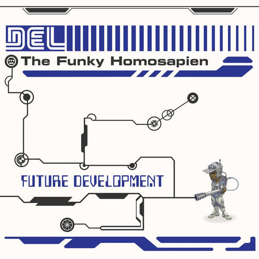 DEL THE FUNKY HOMOSAPIEN, Future Development (Rhymesayers Entertainment; RSE474LP-C1, Europe 2026, Metallic Blue Vinyl) 2xLP NEW/NEW - PRE-ORDER