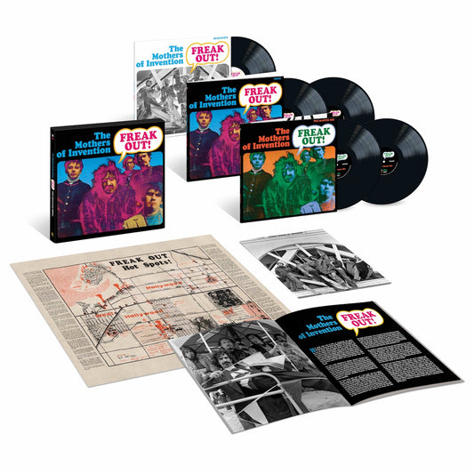 FRANK ZAPPA, THE MOTHERS OF INVENTION, Freak Out! (60th Anniversary) (UMR; 5739175, UK 2026 Reissue) 5xLP NEW/NEW - PRE-ORDER