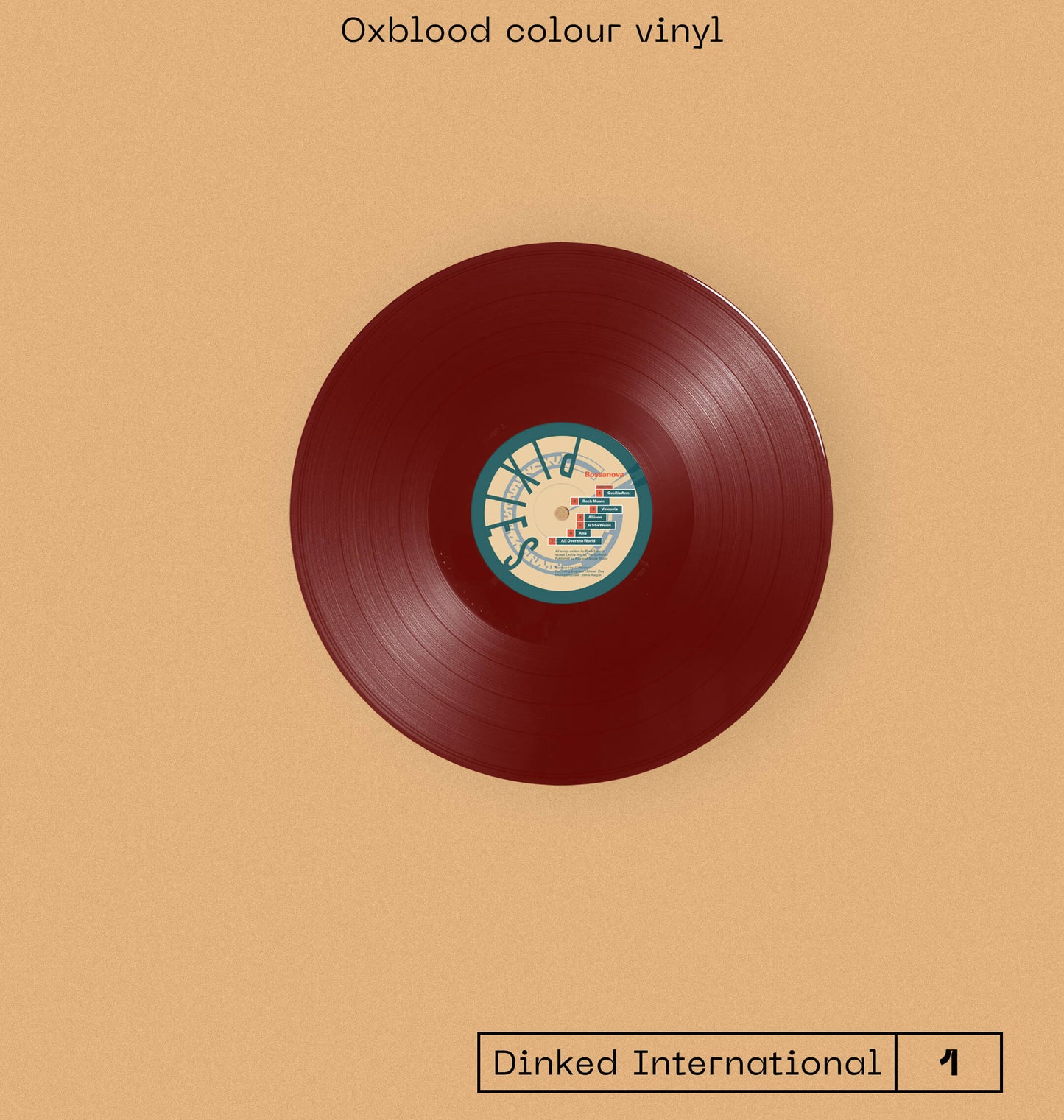PIXIES, Bossanova - Dinked Edition (4AD; 4AD0903LPXE, UK 2026 Reissue, 16 Page Lyric Booklet (replica of the original UK edition), Dinked International No.1, Oxblood Vinyl, Bonus 7", Dinked International gol LP NEW/NEW - PRE-ORDER