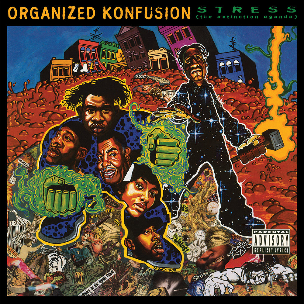 ORGANIZED KONFUSION, Stress: The Extinction Agenda (OK Records; L-FB5219-VAR, UK 2026 Reissue, Black Vinyl) LP NEW/NEW - PRE-ORDER