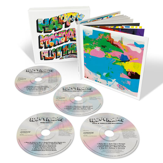 HAPPY MONDAYS, Pills ‘n’ Thrills and Bellyaches (London Records Ltd.; LMS1725734, Europe 2026 Reissue, 4CD Bookset) 4xCD NEW/NEW - PRE-ORDER