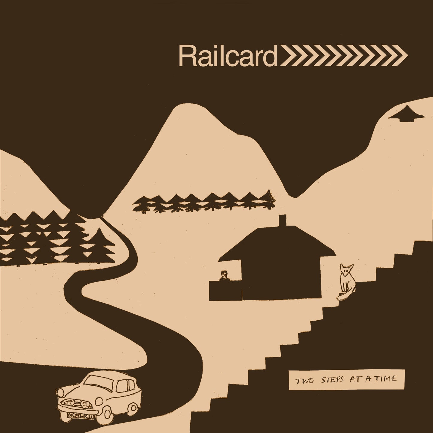 RAILCARD, Two Steps At A Time (Skep Wax Records; SKEPWAX046LP, UK 2026, Cream Vinyl) LP NEW/NEW - PRE-ORDER