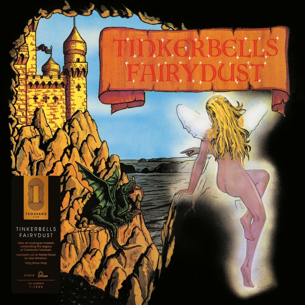 TINKERBELLS FAIRYDUST, Tinkerbells Fairydust (Thousand Club) (Fontana; 6112113, UK 2026, Card Sleeve, Foil Sticker, Limited Edition Black 180g Vinyl, Thousand Club Embossing) LP NEW/NEW - PRE-ORDER