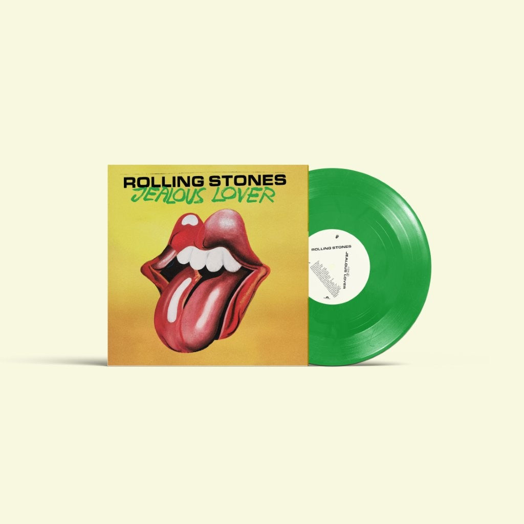THE ROLLING STONES, Jealous Lover (Polydor; 5768410, Europe 2026, Card Sleeve, Inner, Green Vinyl) 10" NEW/NEW - PRE-ORDER