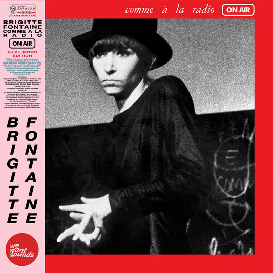 BRIGITTE FONTAINE, Comme A La Radio: On Air (Wewantsounds; WWSLP128, UK 2026, 4 Page Booklet, Black Vinyl with Obi Strip) 2xLP NEW/NEW - PRE-ORDER
