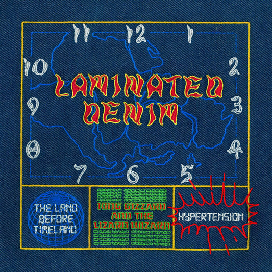 KING GIZZARD & THE LIZARD WIZARD, Laminated Denim (d(doom) records; 8704694134, Europe 2026 Reissue, Orange Habanero Vinyl) LP NEW/NEW - PRE-ORDER