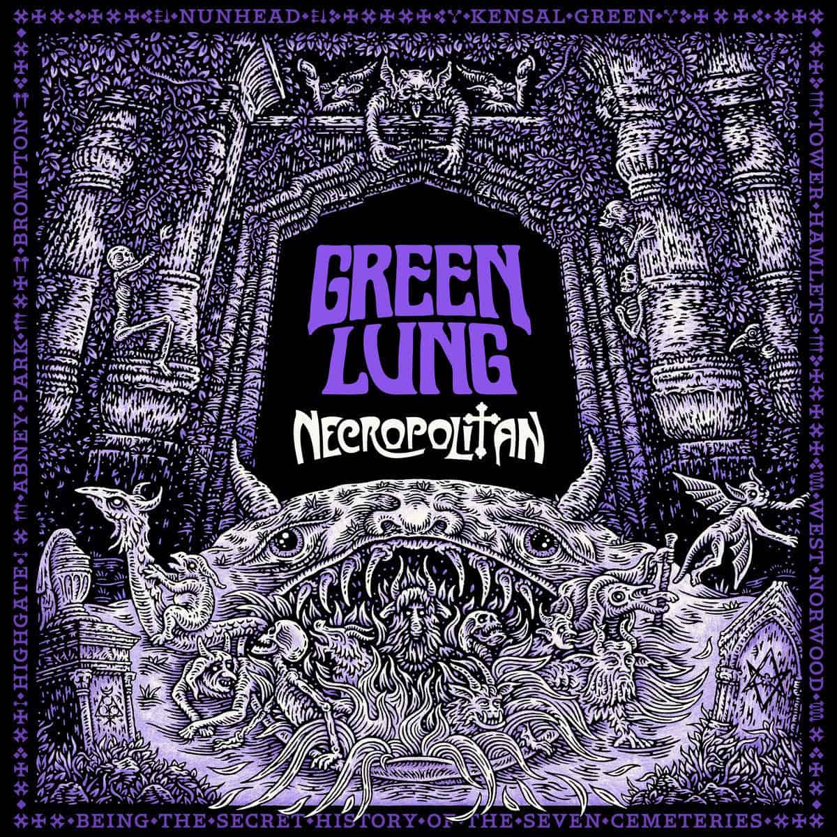 GREEN LUNG, Necropolitan (Nuclear Blast; ,  2026, Gatefold, Indie Exclusive, Midnight Sparkle/Starlight Vinyl ) LP NEW/NEW - PRE-ORDER