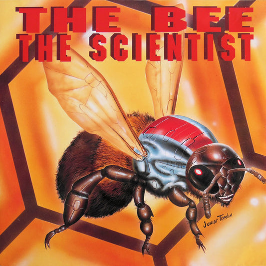 Image of Front Cover of 4615378C: 12" - SCIENTIST, The Bee (Kickin Records; KICK3, UK 1990) Sleeve taped at edge, creased at corner, lightly worn, with light staining  G+/G+