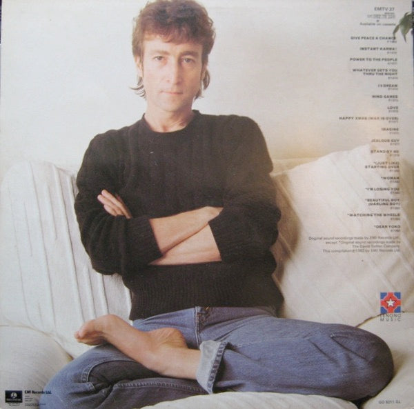 Image of Back Cover of LP - VG/VG - JOHN LENNON, The John Lennon Collection (Parlophone ; EMTV 37, UK 1982, Inner), ,  - 0846289S