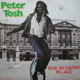 Image of Front Cover of 12" - VG/VG - PETER TOSH, Buk-In-Hamm Palace (Rolling Stones ; 12 YRSR 104, UK 1979, Picture Sleeve), light rub mark/groove wear one side - strong VG otherwise. nice copy all-round!,  - 3946464S