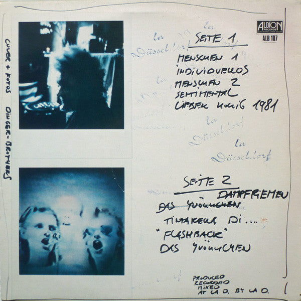 Image of Back Cover of LP - G+/G+ - LA DUSSELDORF, Individuellos (Albion; ALB107, UK 1981 Reissue), Hairlines, edge & ring wear,  - 3846061S