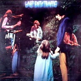 Image of Front Cover of 0625132E: LP - TRAFFIC, Last Exit (Island; 90925, US 1988 Reissue, Direct Metal Mastering) Has a cut-out strip top left. Light marks on the vinyl.  VG/VG