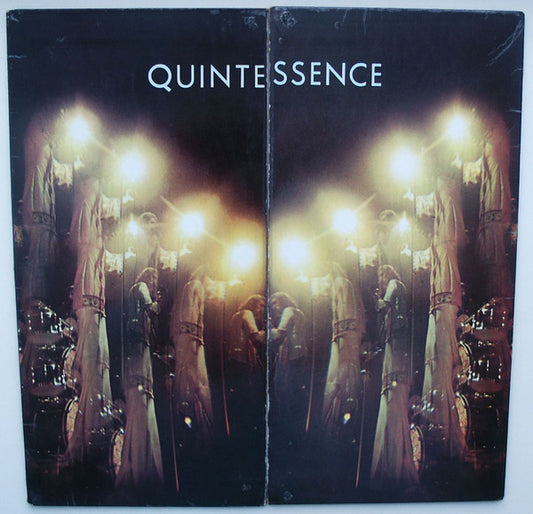 Image of Front Cover of LP - VG/EX - QUINTESSENCE, Quintessence (Island Pink Rim; ILPS9128, UK 1970s Reissue, Laminated Tri-Fold Sleeve), Company Inner, Sleeve Creased,  - 0626137E