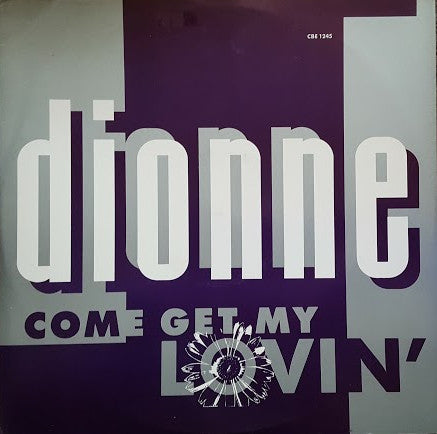 Image of Front Cover of 12" - VG+/VG+ - DIONNE, Come Get My Lovin' (City Beat; CBE 1245, UK 1989, Picture Sleeve), ,  - 1746243S