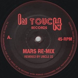 Image of Front Cover of 12" - /VG - COOL HAND FLEX, Mars / Your Risk (Remixes) (In Touch Records ; Int 4, UK 1993, Stickered Plain Sleeve), Strong VG, 3-4 light marks per side only.,  - 1426156E