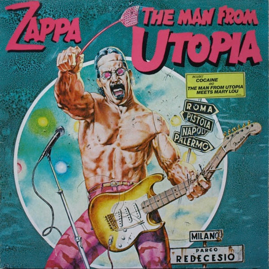 Image of Front Cover of 2344034S: LP - FRANK ZAPPA, The Man From Utopia (CBS; 25251, UK 1983, Inner) Grubby Marks On Back Sleeve  G+/VG