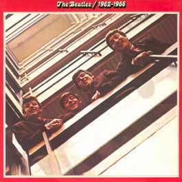 Image of Front Cover of 4644136S: 2xLP - THE BEATLES, 1962-1966 (Apple; PCSP 717, UK 1973 Reissue, Laminated Gatefold, 2 Inners With 4 Cut Corners, HTM Mastering) Fair few marks, Spine wear  VG/G