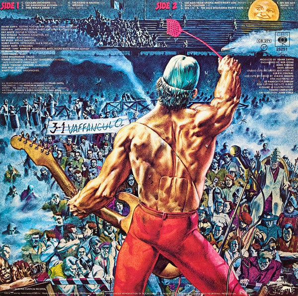 Image of Back Cover of 2344034S: LP - FRANK ZAPPA, The Man From Utopia (CBS; 25251, UK 1983, Inner) Grubby Marks On Back Sleeve  G+/VG